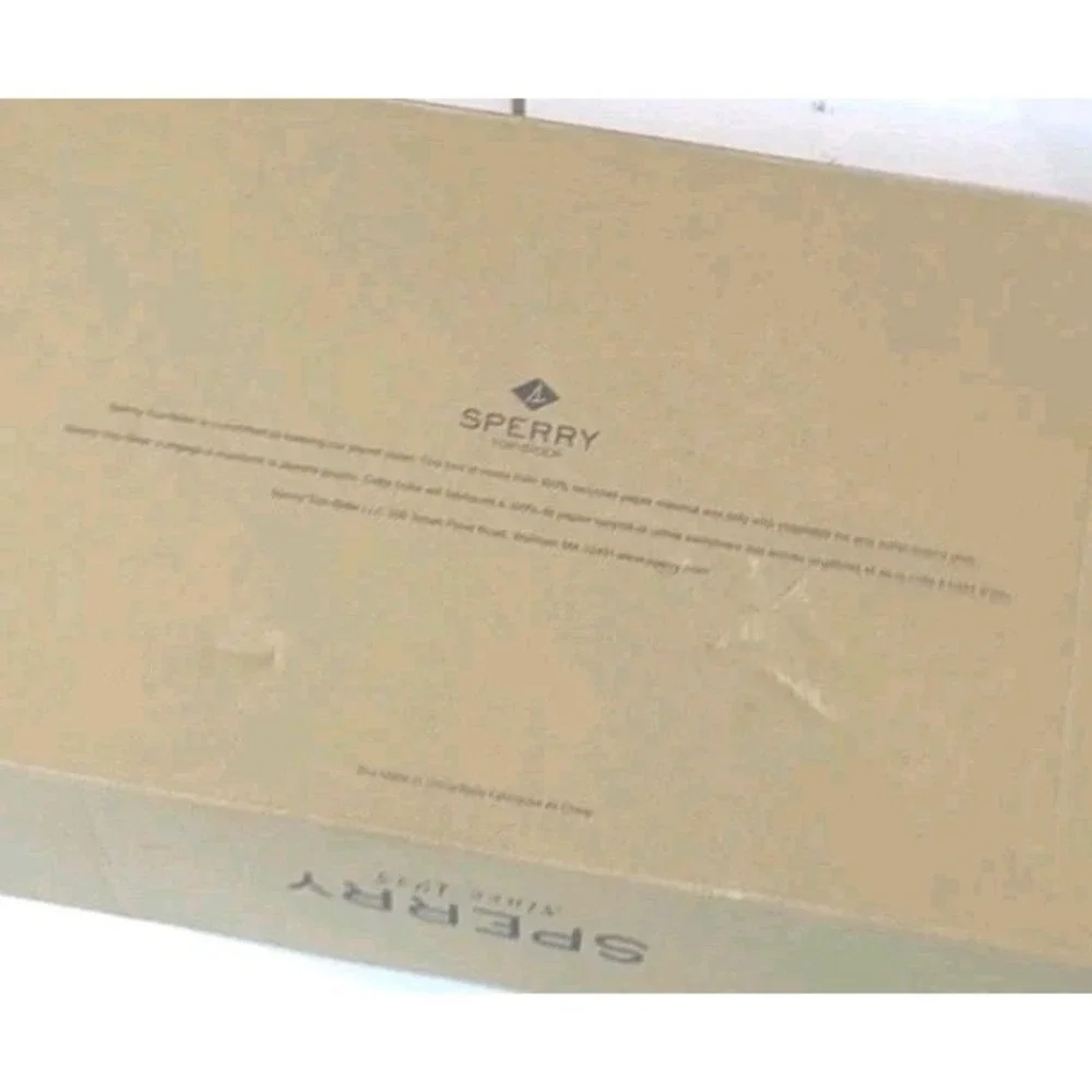 Pre-own‎ SPERRY Top Sider Tan LEATHER Boat Shoe (No Box) Size 9.5M, Men